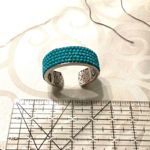 Turquoise / Sterling Silver cuff bracelet